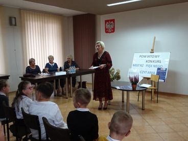 Powiatowy Konkurs Mistrz Pięknego Czytania w Osjakowie