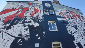Wieluń: nowy mural oficjalnie odsłonięty