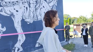 Wieluń: nowy mural oficjalnie odsłonięty