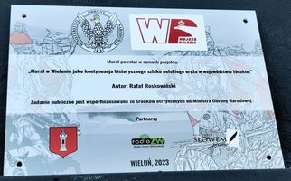 Wieluń: nowy mural oficjalnie odsłonięty