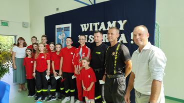 Wiktor Panek ze złotym medalem Światowych Igrzysk Taekwon-do ITF w Seulu - szkoła w Dzietrznikach powitała mistrza