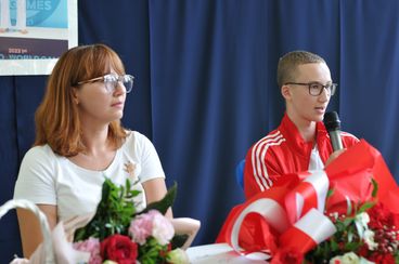 Wiktor Panek ze złotym medalem Światowych Igrzysk Taekwon-do ITF w Seulu - szkoła w Dzietrznikach powitała mistrza