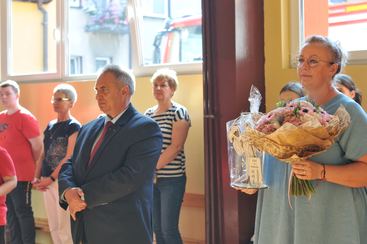 Zespół Szkoły i Przedszkola w Mokrsku powitał swoją mistrzynię świata – Sandrę Wyrembak