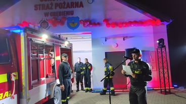 OSP Grębień ma już oficjalnie fabrycznie nowy samochód ratowniczo - gaśniczy