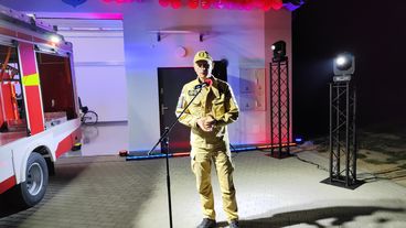 OSP Grębień ma już oficjalnie fabrycznie nowy samochód ratowniczo - gaśniczy