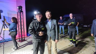OSP Grębień ma już oficjalnie fabrycznie nowy samochód ratowniczo - gaśniczy