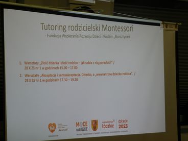 Wystartował projekt „Tutoring rodzicielski Montessori”