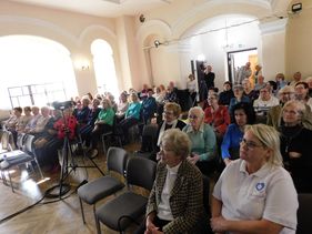 O nadciśnieniu na spotkaniu Uniwersytetu Trzeciego Wieku z inicjatywy Fundacji „Dla Zdrowia” na Rzecz rozwoju SPZOZ w Wieluniu
