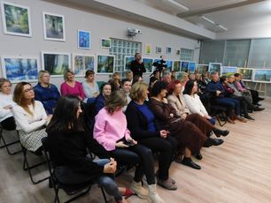 Igor Brejdygant spotkał się z czytelnikami w wieluńskiej Bibliotece Miejskiej
