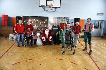 Mikołaj odwiedził ŚDS w Ganie