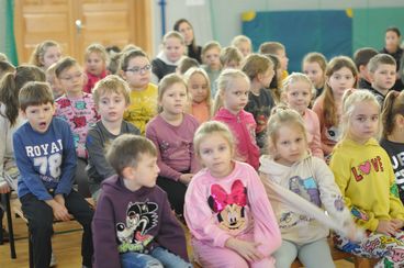 Uczniowie lututowskiej podstawówki wzięli udział w żywej lekcji historii