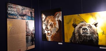 „Magia sztuki” - wystawa malarstwa Ilony Foryś w Muzeum Ziemi Wieluńskiej otwarta