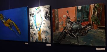 „Magia sztuki” - wystawa malarstwa Ilony Foryś w Muzeum Ziemi Wieluńskiej otwarta
