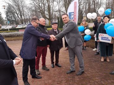 Konferencja prasowa Koalicji Wieluńskiej – prezentacja kandydatów do Rady Powiatu