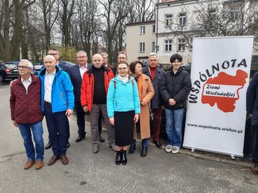Konferencja prasowa Koalicji Wieluńskiej – prezentacja kandydatów do Rady Powiatu