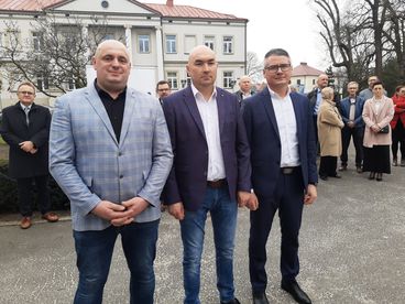Konferencja prasowa Koalicji Wieluńskiej – prezentacja kandydatów do Rady Powiatu