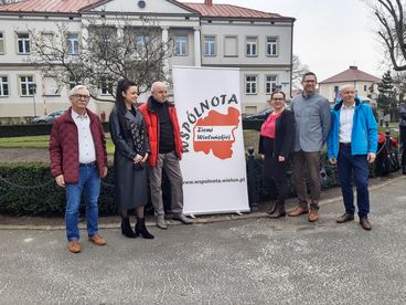 Konferencja prasowa Koalicji Wieluńskiej – prezentacja kandydatów do Rady Powiatu