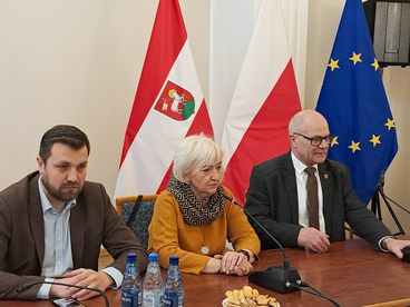 Dorota Ryl, wojewoda łódzki, spotkała się dzisiaj z samorządowcami z powiatu wieluńskiego