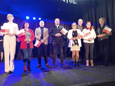Konwencja wyborcza Prawa i Sprawiedliwości - prezentacja kandydata na burmistrza Wielunia Rafała Dudzińskiego i kandydatów do Rady Miasta i Rady Powiatu