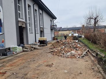 Trwa remont Gminnego Centrum Kultury i Biblioteki Publicznej w Konopnicy