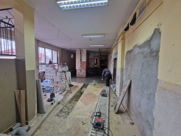 Trwa remont Gminnego Centrum Kultury i Biblioteki Publicznej w Konopnicy