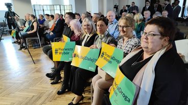 Konwencja wyborcza Trzeciej Drogi z udziałem m.in. Dariusza Klimczaka – ministra infrastruktury