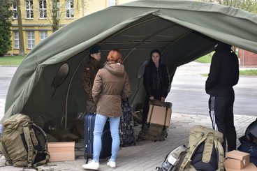 150 kadetów od wczoraj szkoli się w 15 Sieradzkiej Brygadzie Wsparcia Dowodzenia