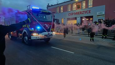 Nowe Renault D 16 służy w Ochotniczej Straży Pożarnej w Mierzycach