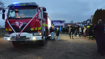 Nowe Renault D 16 służy w Ochotniczej Straży Pożarnej w Mierzycach