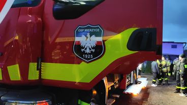 Nowe Renault D 16 służy w Ochotniczej Straży Pożarnej w Mierzycach