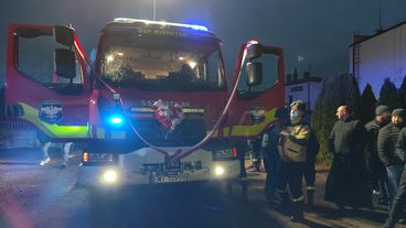 Nowe Renault D 16 służy w Ochotniczej Straży Pożarnej w Mierzycach