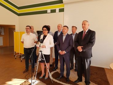 Kulicki, Radowski i Pamuła poparli kandydaturę Elżbiety Urbańskiej-Golec na burmistrza Wielunia
