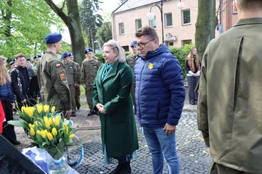 Wieluń: obchody 81. rocznicy wybuchu powstania w getcie warszawskim. Wspominano Alexa Dancyga