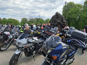 Tysiące motocyklistów na Zjeździe Gwiaździstym w Częstochowie