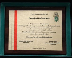 Sybirak Henryk Kozłowski świętował dziś swoje 90-te urodziny
