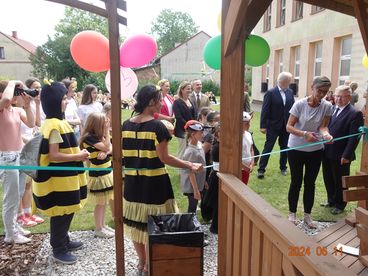 Otwarcie punktu dydaktycznego w podstawówce w Masłowicach