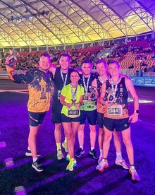 Artur Jasiński wygrał swoją kategorię. Wieluń Biega na podium