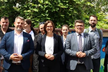 Wiceministra klimatu i środowiska z wizytą w Wieluniu. Jest też delegacja z WFOŚiGW w Warszawie