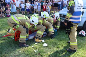 W Parku Wiejskim zorganizowano festyn „Bezpieczne wakacje w Mokrsku”