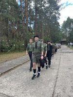 Zakończył się obóz harcerski Hufca Praszka. Dzieci nie chciały wyjeżdżać z Załęcza