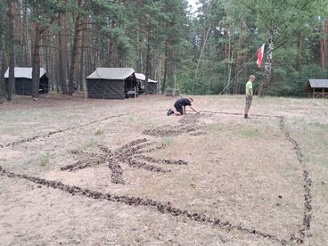 Harcerska akcja letnia w Załęczu Piątego Szczepu Harcerskiego „Piątka” w Wieluniu