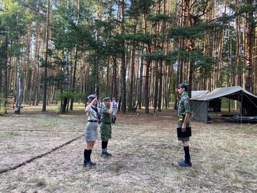 Harcerska akcja letnia w Załęczu Piątego Szczepu Harcerskiego „Piątka” w Wieluniu