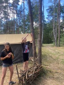 Harcerska akcja letnia w Załęczu Piątego Szczepu Harcerskiego „Piątka” w Wieluniu
