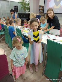 Warsztaty literacko-przyrodnicze w wieluńskiej bibliotece