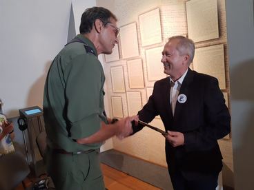 Wieluńscy harcerze spotkali się w muzeum z kombatantami, świadkami wojennej historii miasta