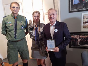 Wieluńscy harcerze spotkali się w muzeum z kombatantami, świadkami wojennej historii miasta