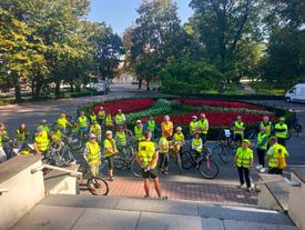 „Drugim śladem po Gminie Wieluń” – rowerzyści zwiedzali sołectwa gminy Wieluń