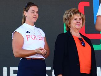 Olimpijka z Paryża kibicowała młodym sportowcom