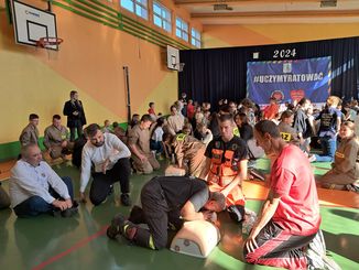 Konopnica: bicie rekordu Guinessa w jednoczesnej resuscytacji