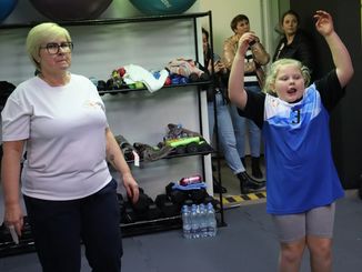 Wyjątkowy trening uczniów Zespołu Szkół Specjalnych. Nie zabrakło aktywności i uśmiechu